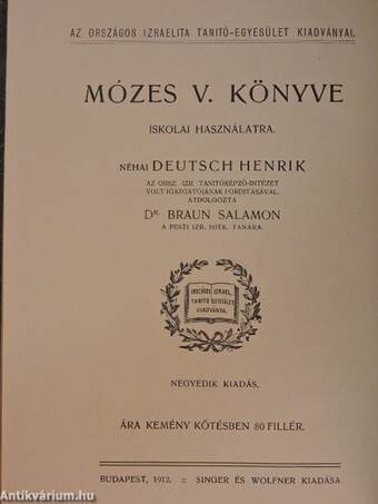 Mózes I-V. könyve