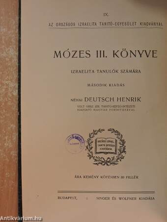 Mózes I-V. könyve