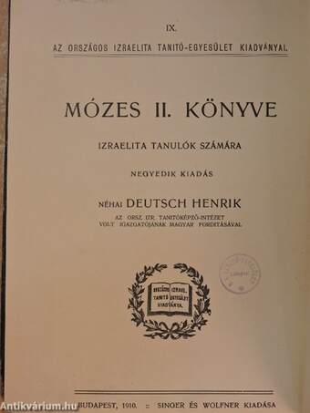 Mózes I-V. könyve