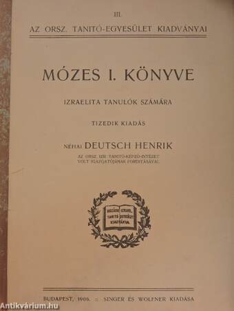 Mózes I-V. könyve