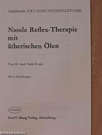 Nasale Reflex-Therapie mit ätherischen Ölen