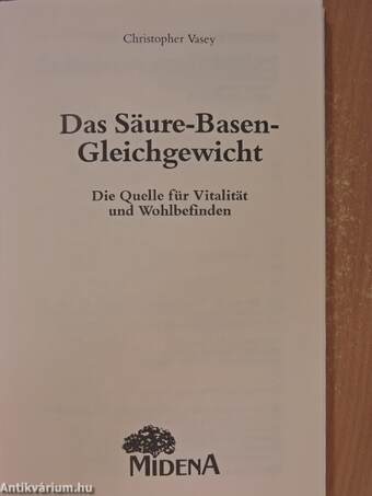 Das Säure-Basen-Gleichgewicht