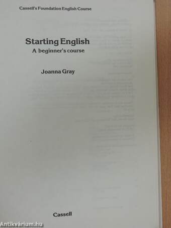 Starting English