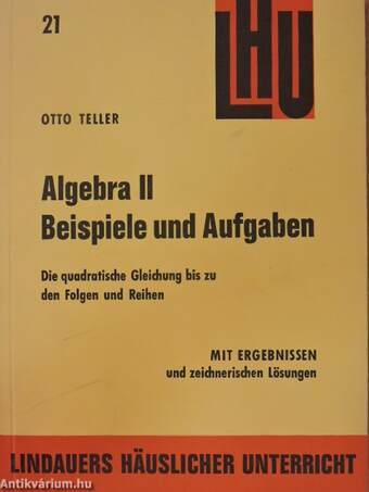 Beispiele und Aufgaben - Algebra II