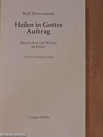 Heilen in Gottes Auftrag