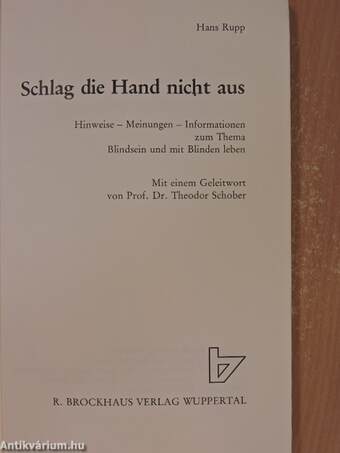 Schlag die Hand nicht aus