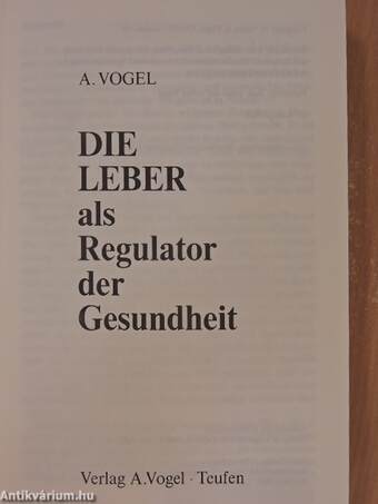 Die Leber als Regulator der Gesundheit