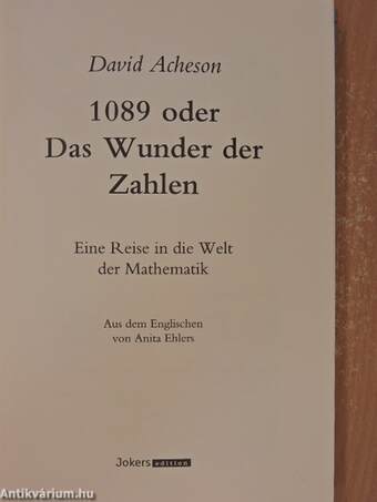 1089 oder Das Wunder der Zahlen