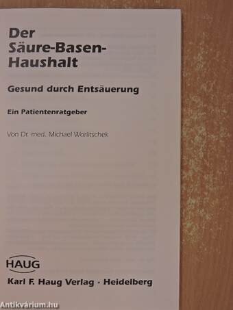 Der Säure-Basen-Haushalt