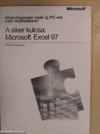 A siker kulcsa: Microsoft Excel 97