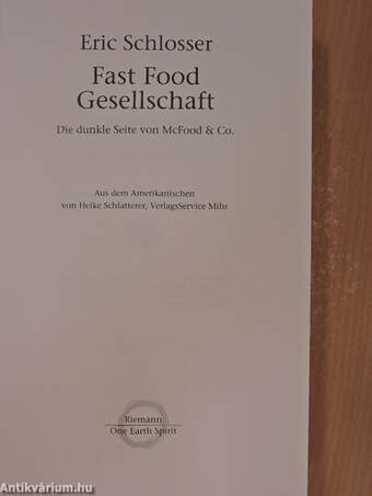 Fast Food Gesellschaft