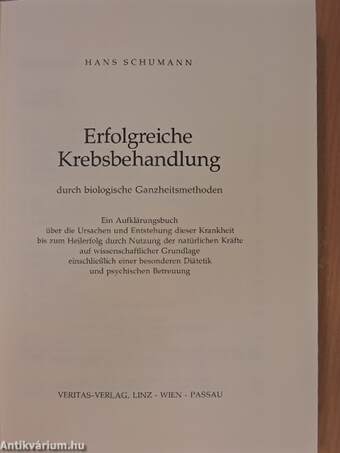 Erfolgreiche Krebsbehandlung