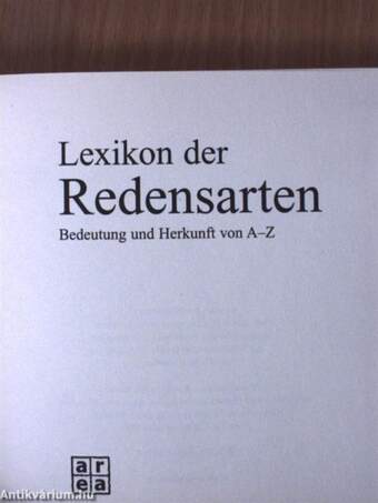 Lexikon der Redensarten