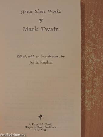 Great Short Works of Mark Twain