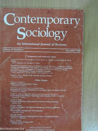 Contemporary Sociology November 1990
