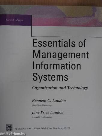 Essentials of Management Information Systems