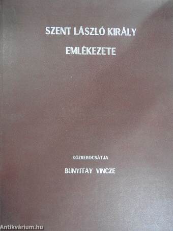 Szent László király emlékezete