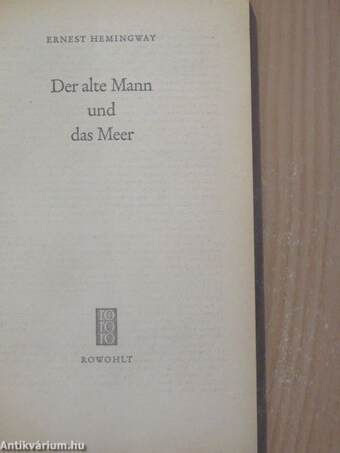 Der alte Mann und das Meer