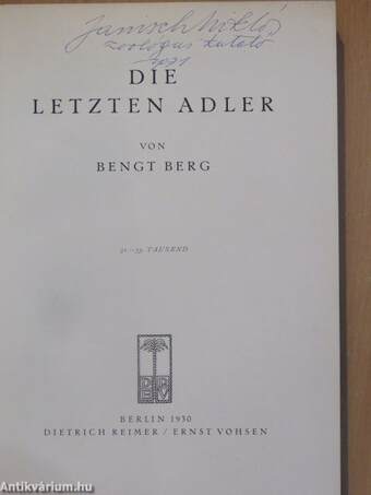 Die Letzten Adler