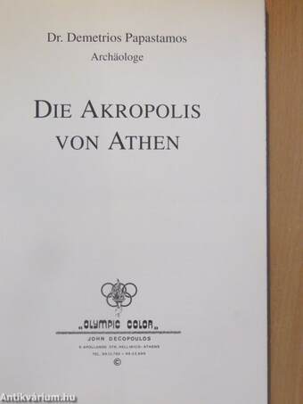 Die Akropolis von Athen