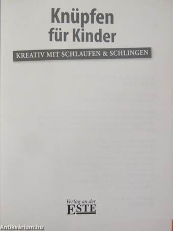 Knüpfen für Kinder