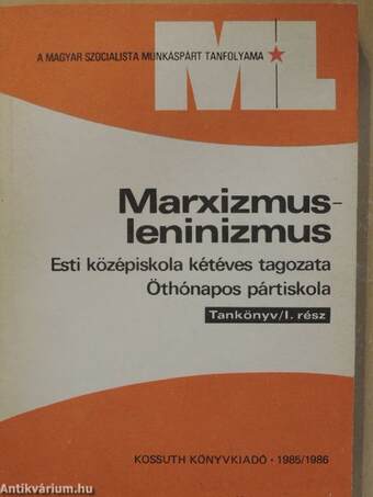 Marxizmus-leninizmus 1985/1986 I-II.