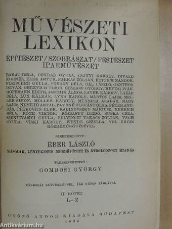 Művészeti lexikon II. (töredék)