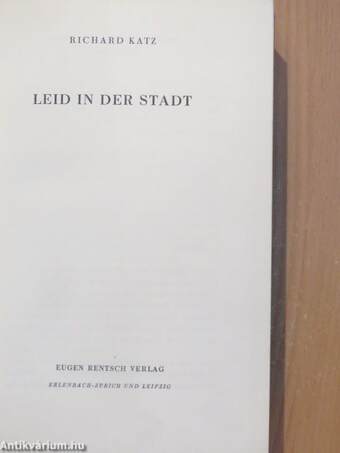 Leid in der Stadt