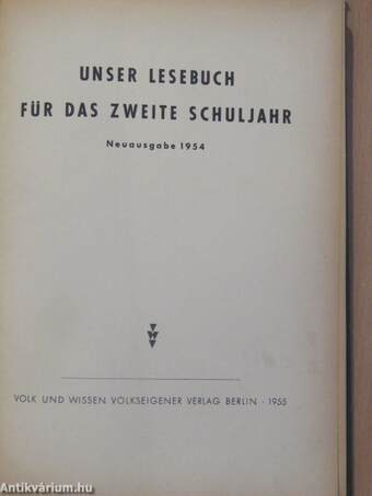 Unser Lesebuch für das zweite Schuljahr