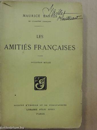 Les amitiés francaises