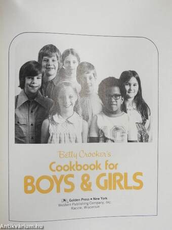 Cookbook for boys & girls