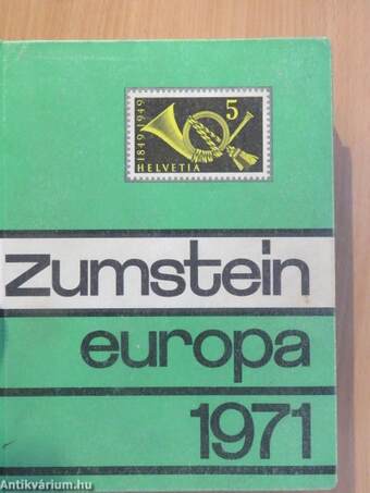 Briefmarken-katalog Zumstein - Europa 1971