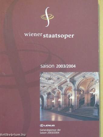 Wiener staatsoper sasion 2003/2004