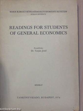 Readings for students of general economics