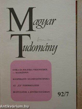 Magyar Tudomány 1992. (nem teljes évfolyam)