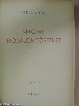 Magyar irodalomtörténet