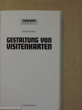 Gestaltung von Visitenkarten