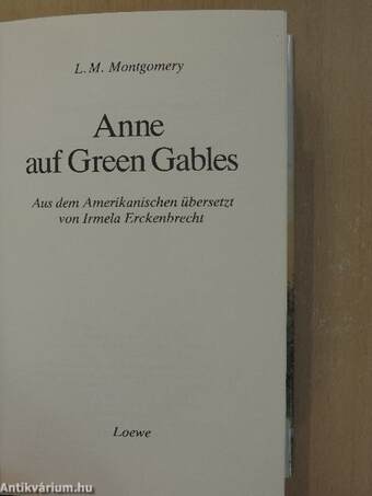 Anne auf Green Gables