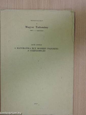 A matematika egy modern fejezete: a gráfelmélet