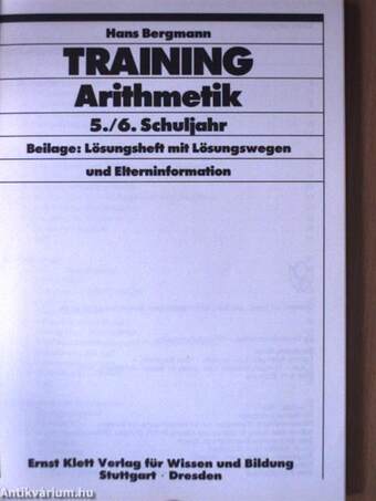 Training Arithmetik 5./6. Schuljahr