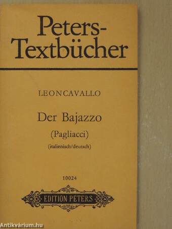 Komödianten - Der Bajazzo/Pagliacci