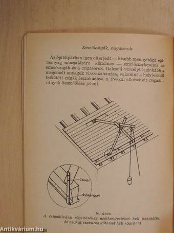 Munkavédelmi útmutató építőipari anyagmozgatóknak