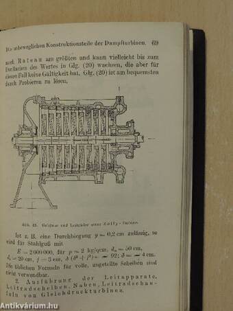 Die Dampfturbinen Ihre Wirkungsweise, Berechnung u. Konstruktion II.