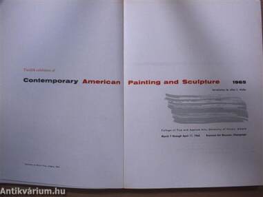 Twelfth exhibition of Contemporary American Painting and Sculpture