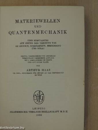 Materiewellen und Quantenmechanik