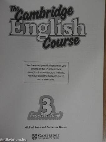 The Cambridge English Course 3. - Practice Book