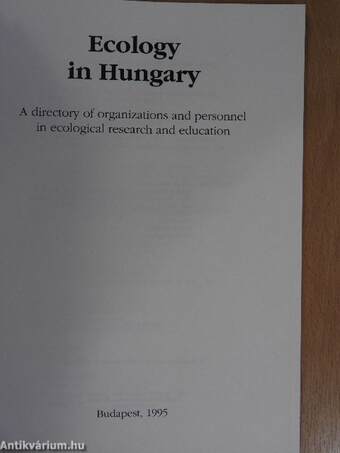 Ecology in Hungary