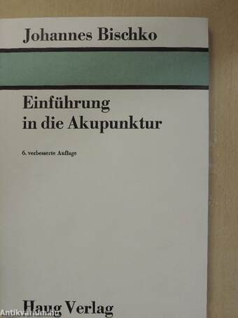 Einführung in die Akupunktur