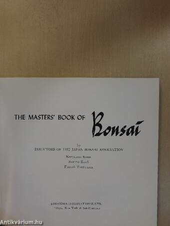 The Masters' Book of Bonsai