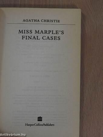 Miss Marple's Final Cases